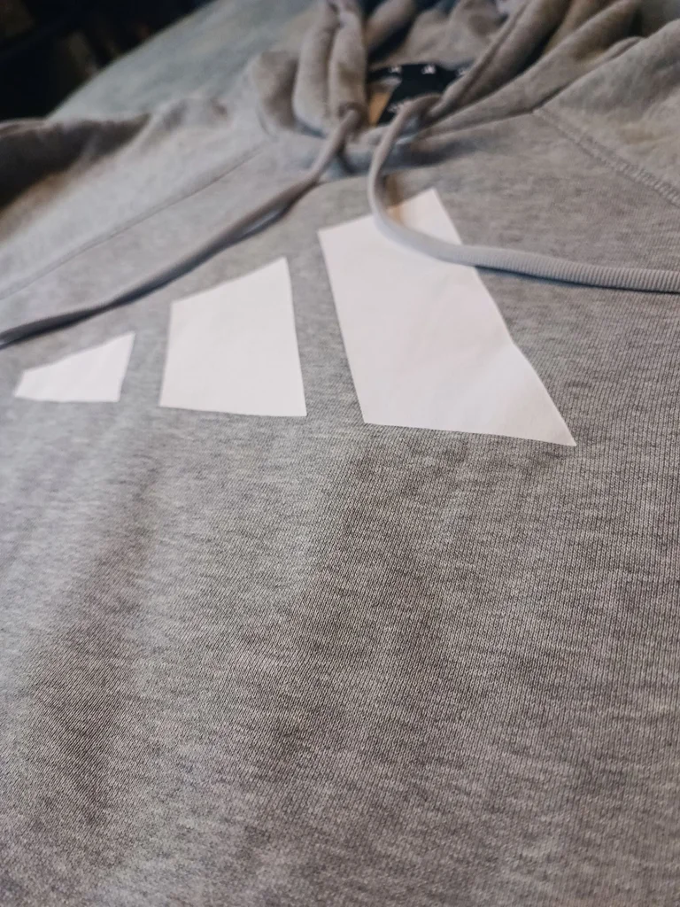 Adidas hoodie pull in size S, very good condition, grey color – photo 3